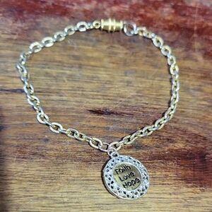 Gold Faith Love Hope Bracelet